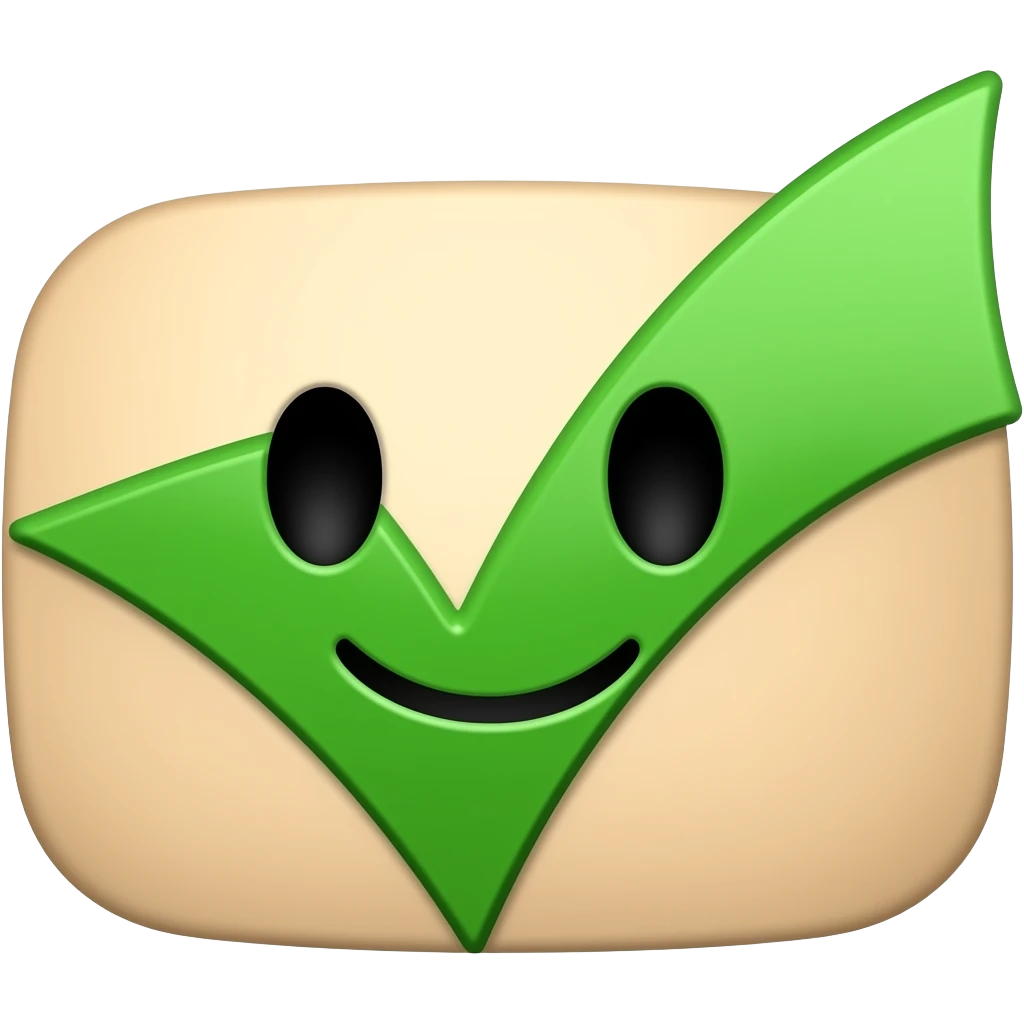 Зделай галочка ютюб смния emoji