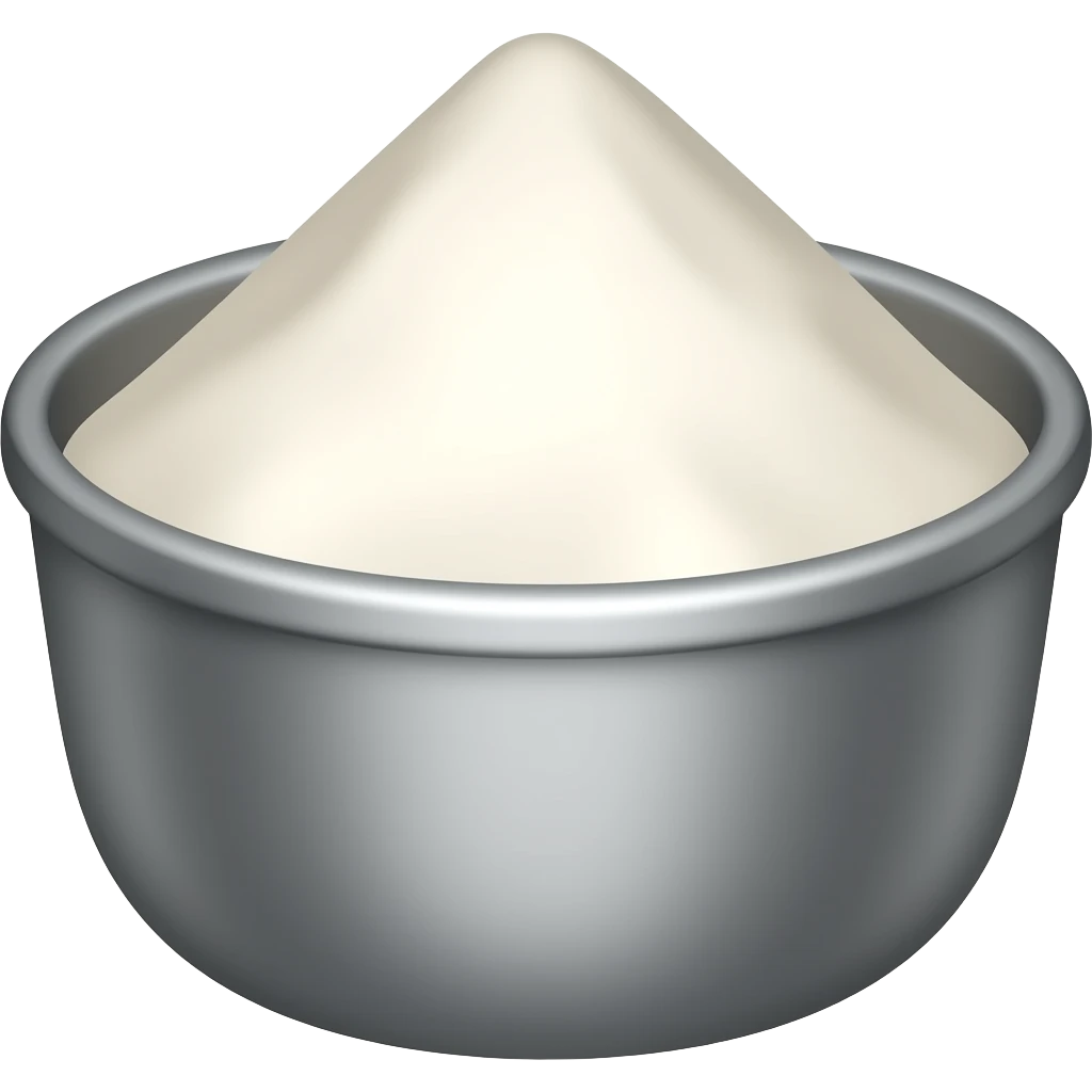 Flour for baking emoji