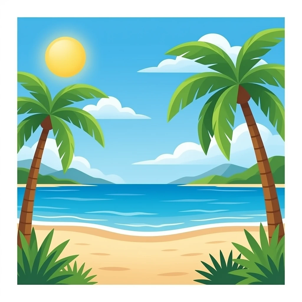 beach emoji