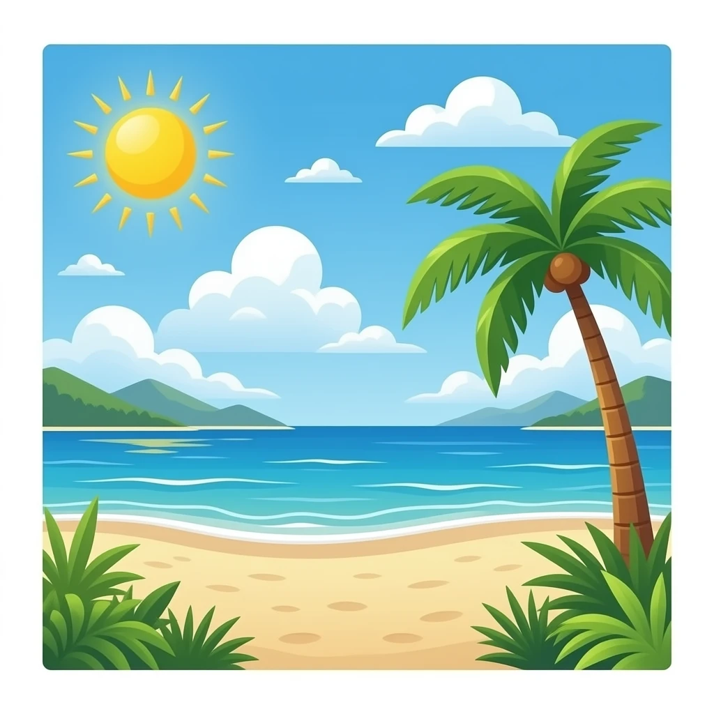 beach emoji