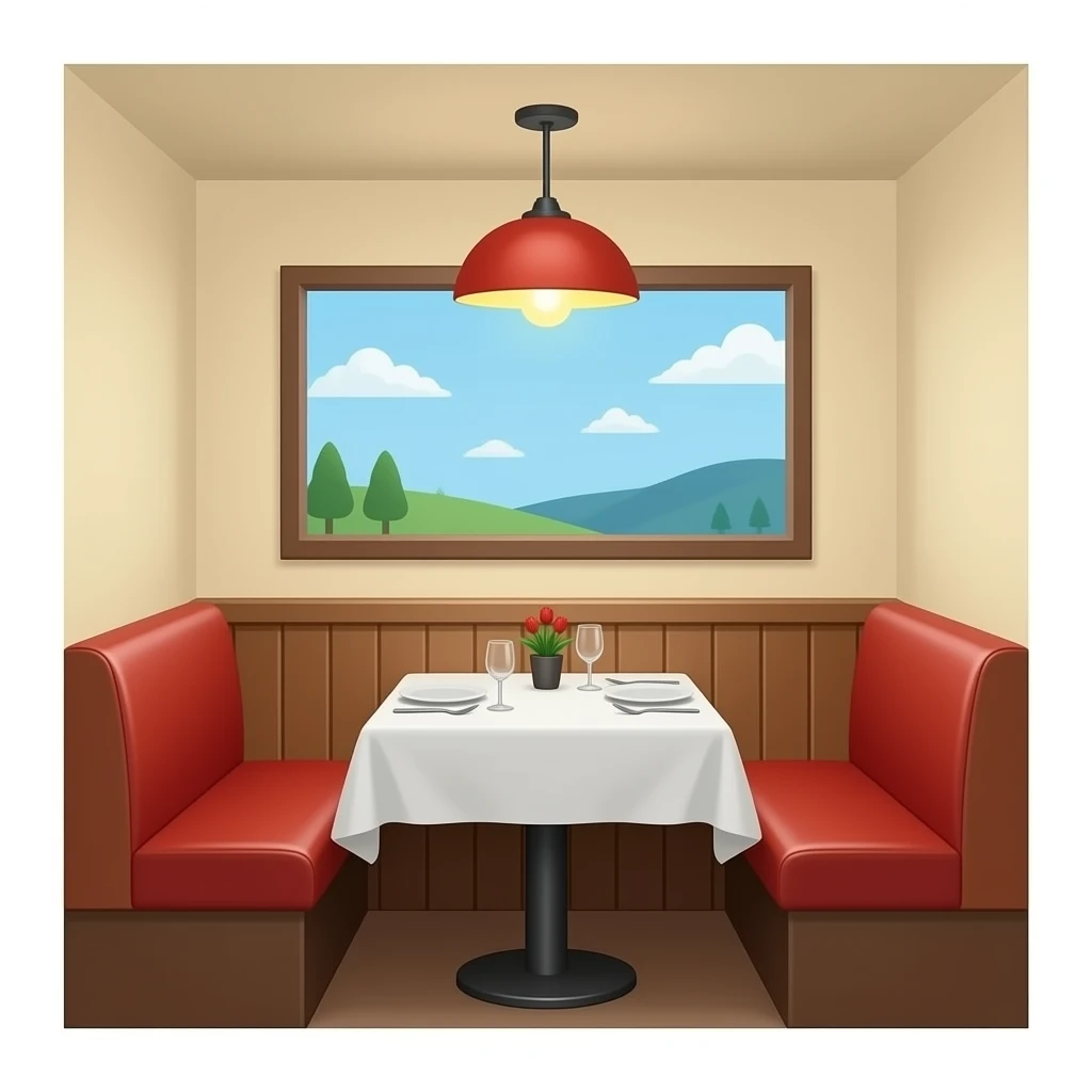 analyse d'une salle de restaurant emoji