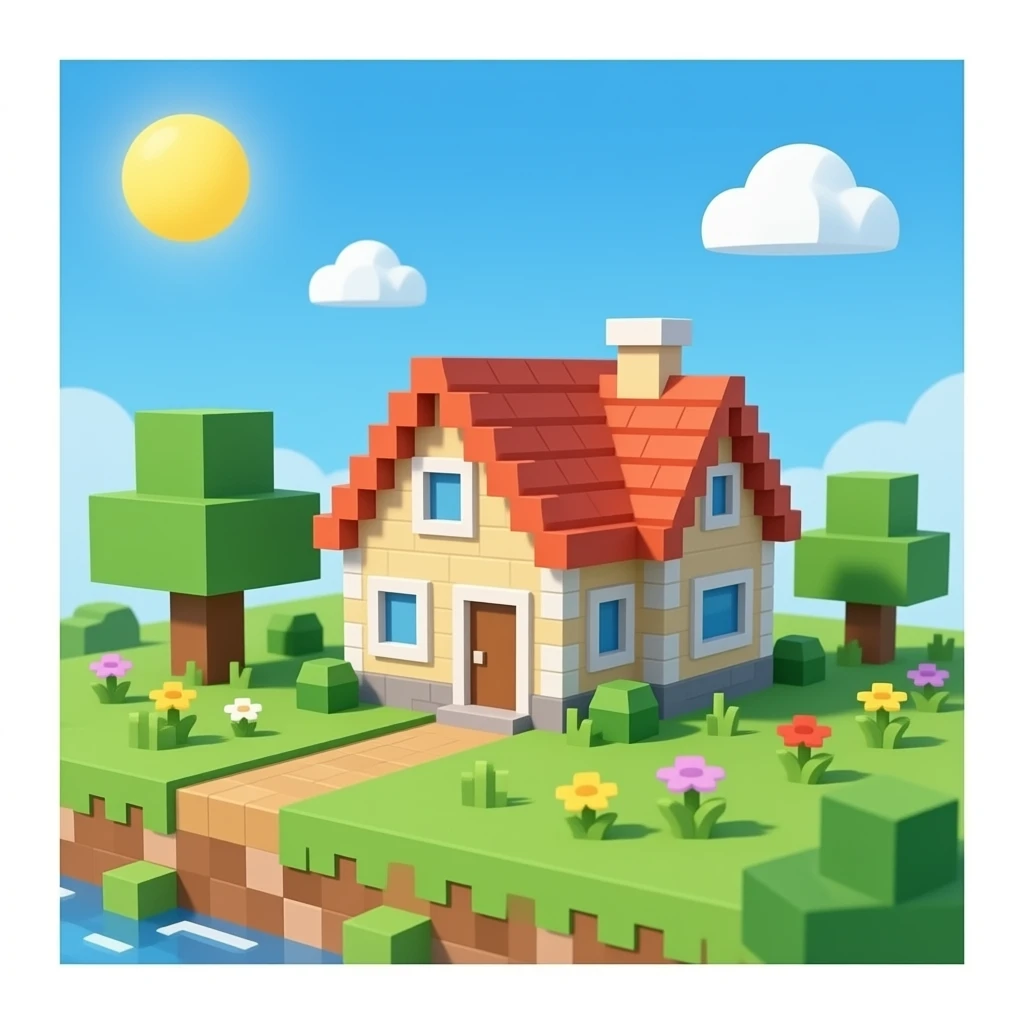 minecraft house emoji