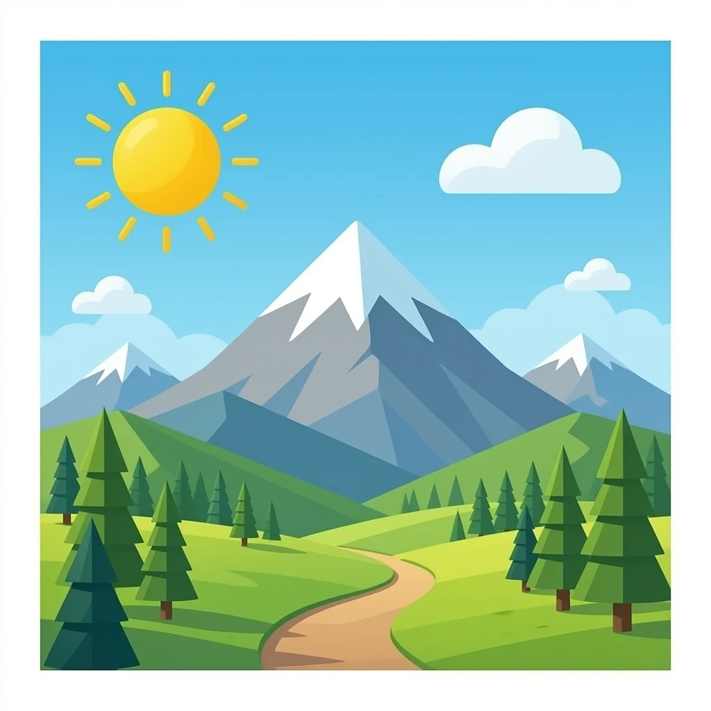Moutain emoji