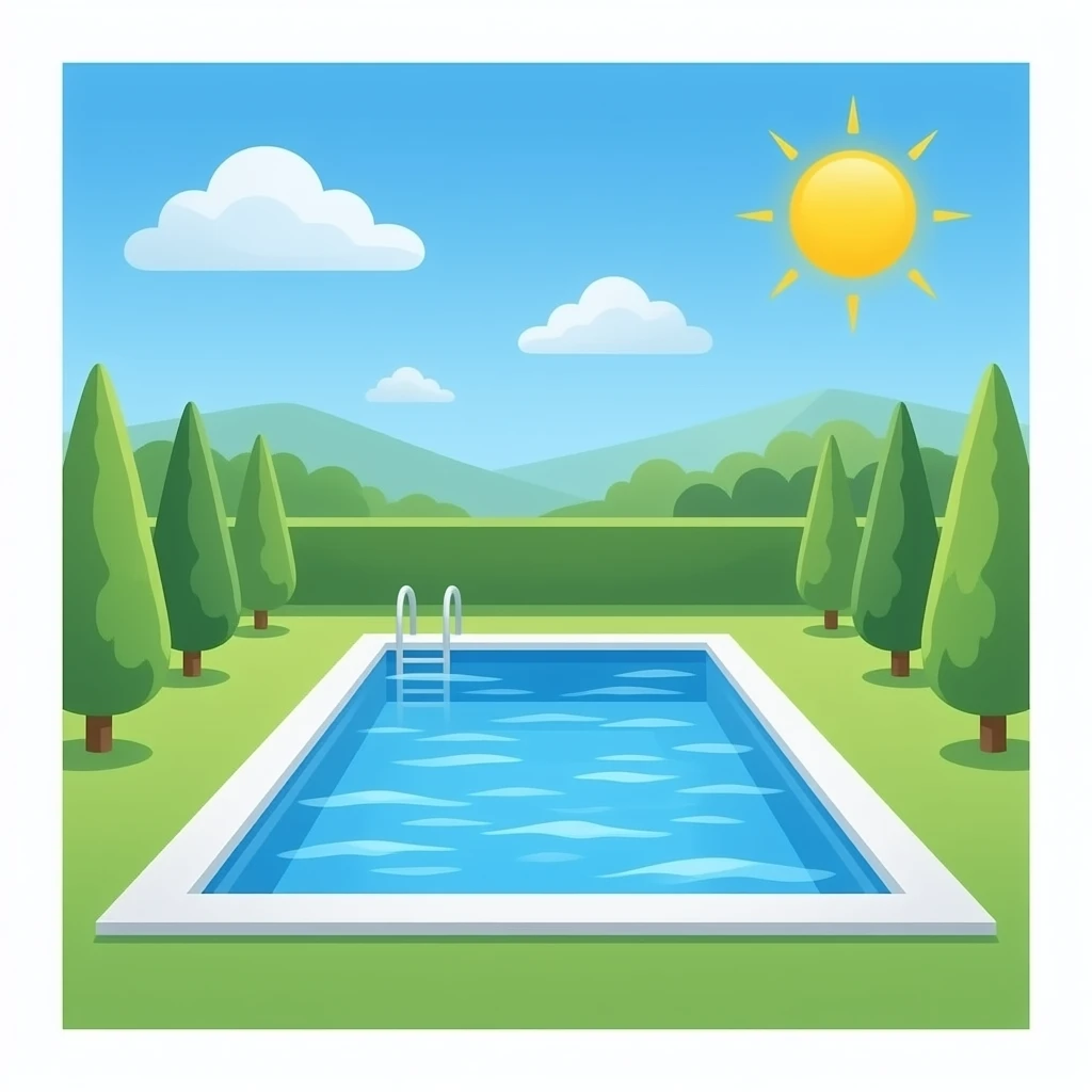 Swimming pool emoji
