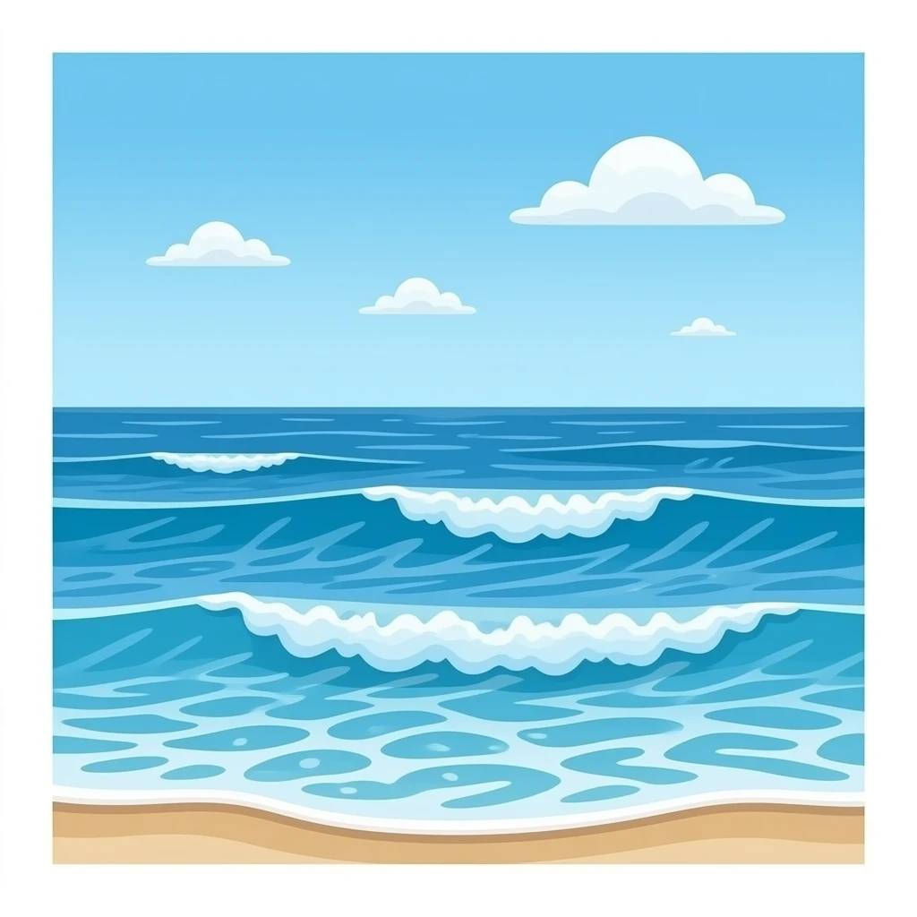 ocean waves emoji