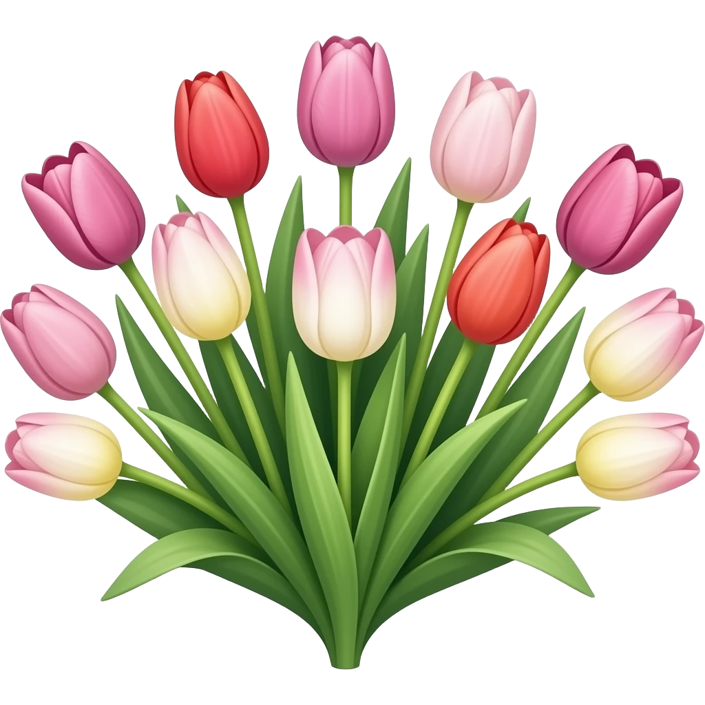 tulips emoji