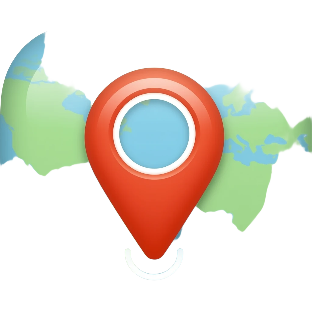 logo for "travel map" app emoji