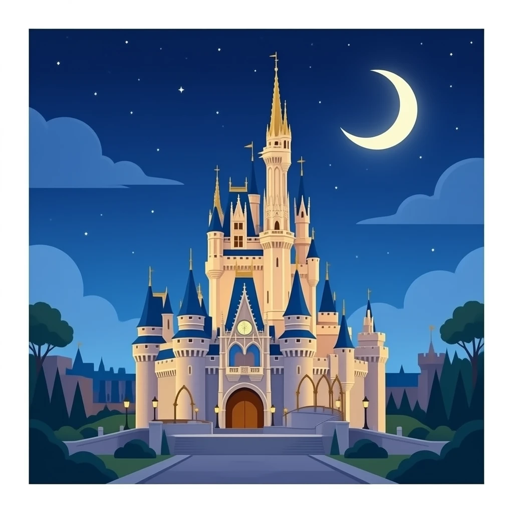 Beauty and the Beast's Castle emoji