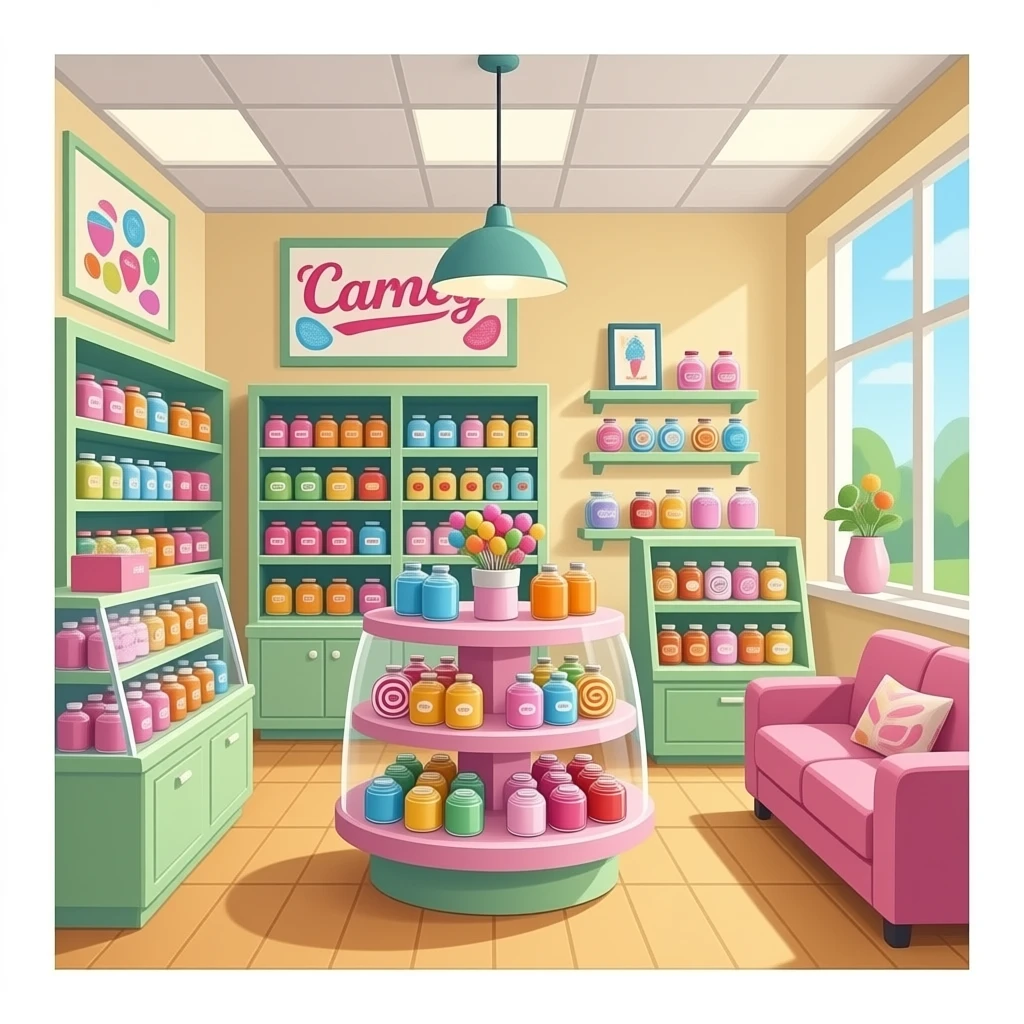 candy store inside emoji