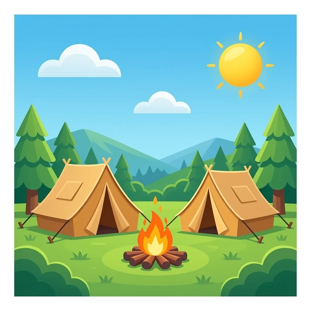 camp emoji