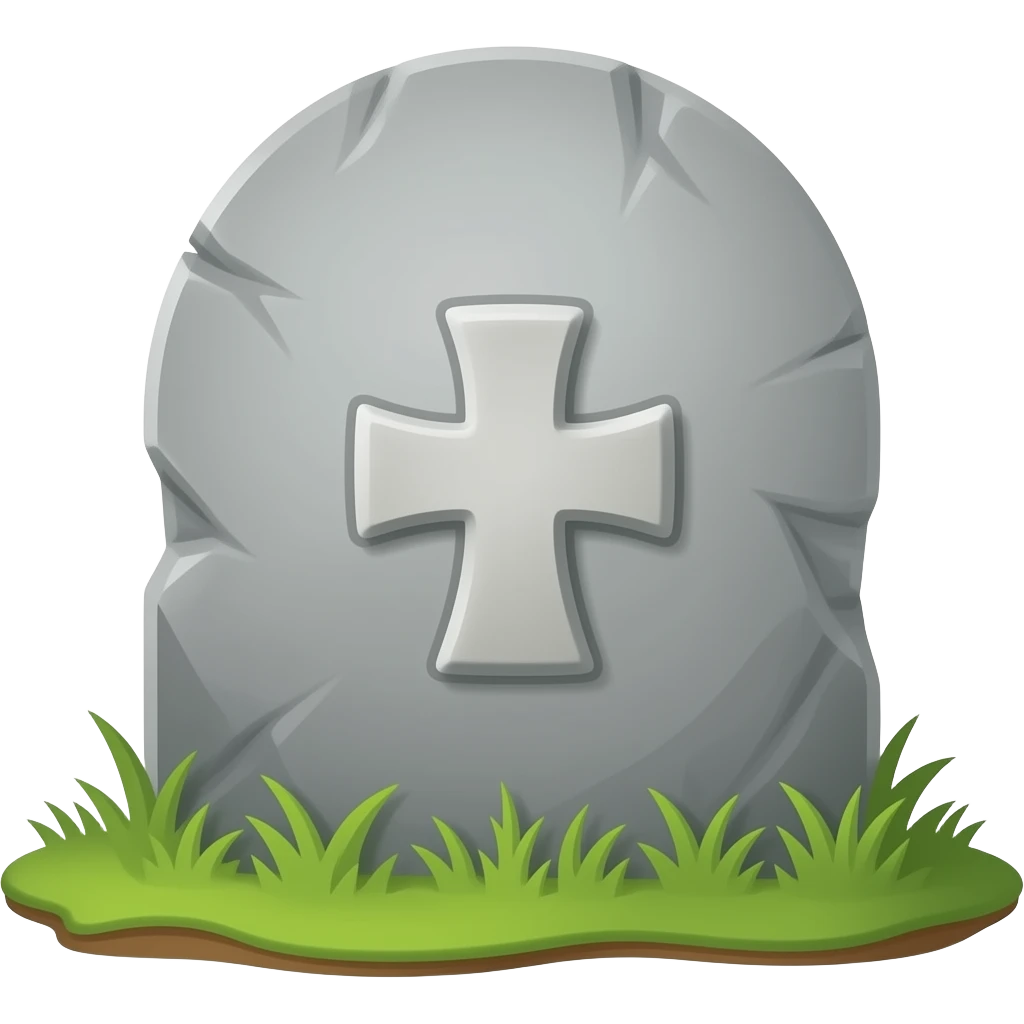 tombstone emoji