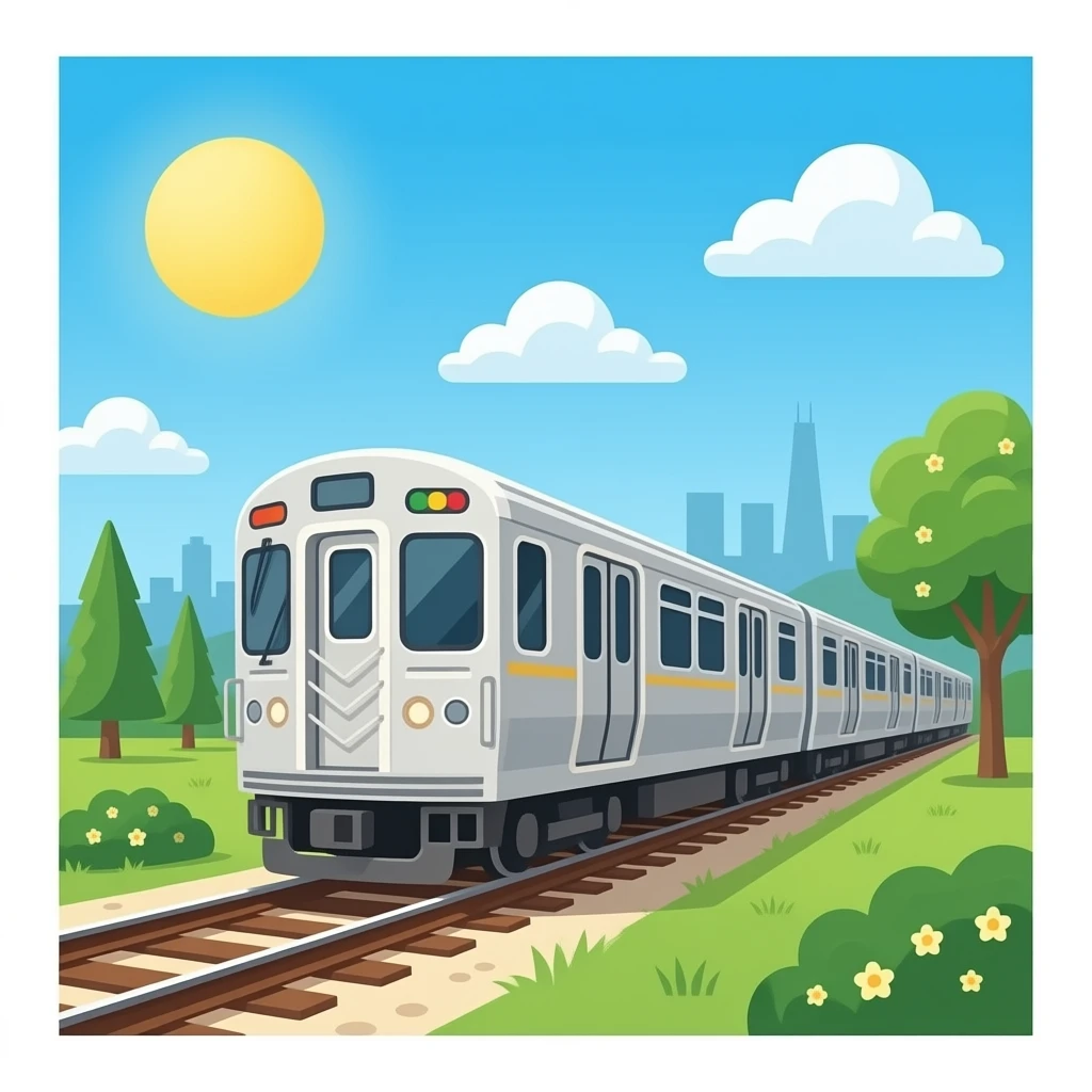 Chicago train emoji
