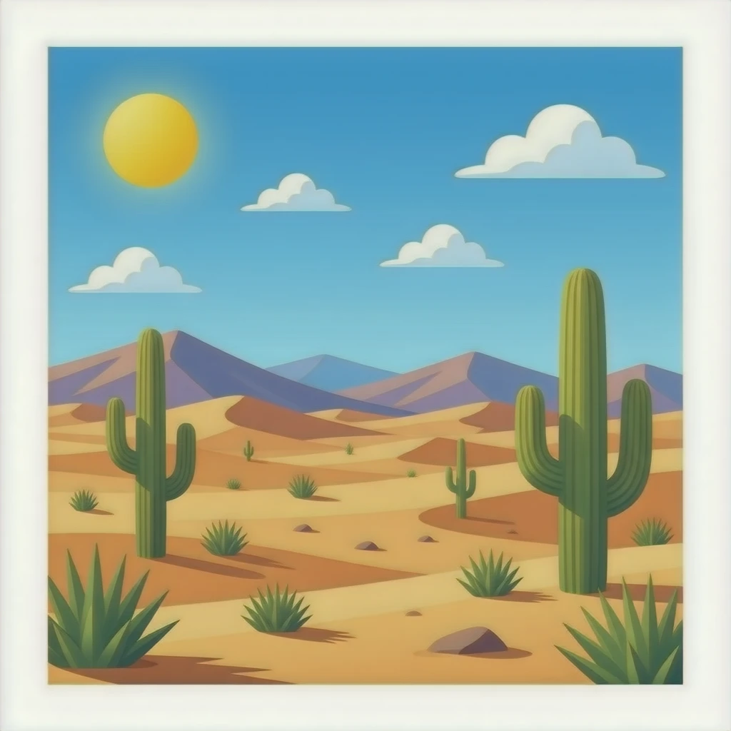 Desert emoji