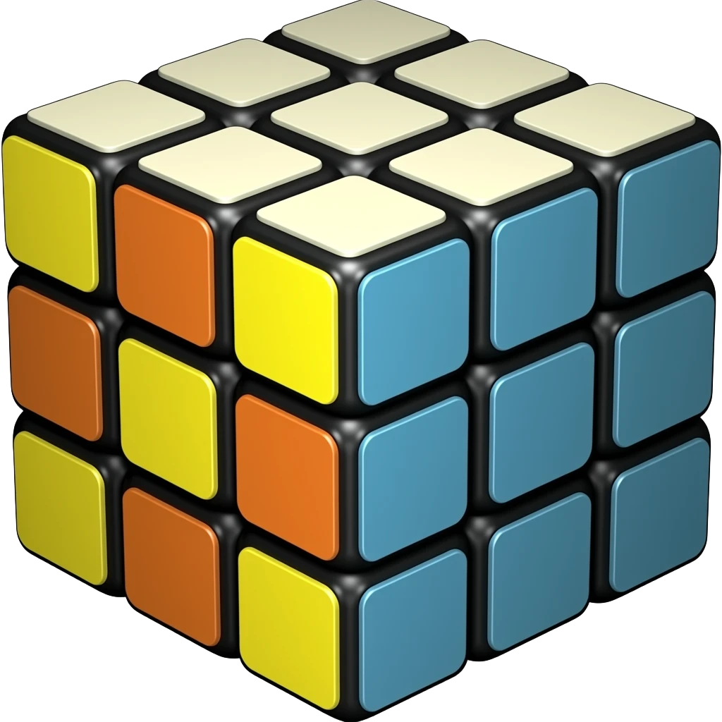 rubik;s cube solved emoji