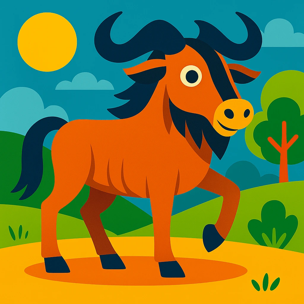 Wildebeest emoji