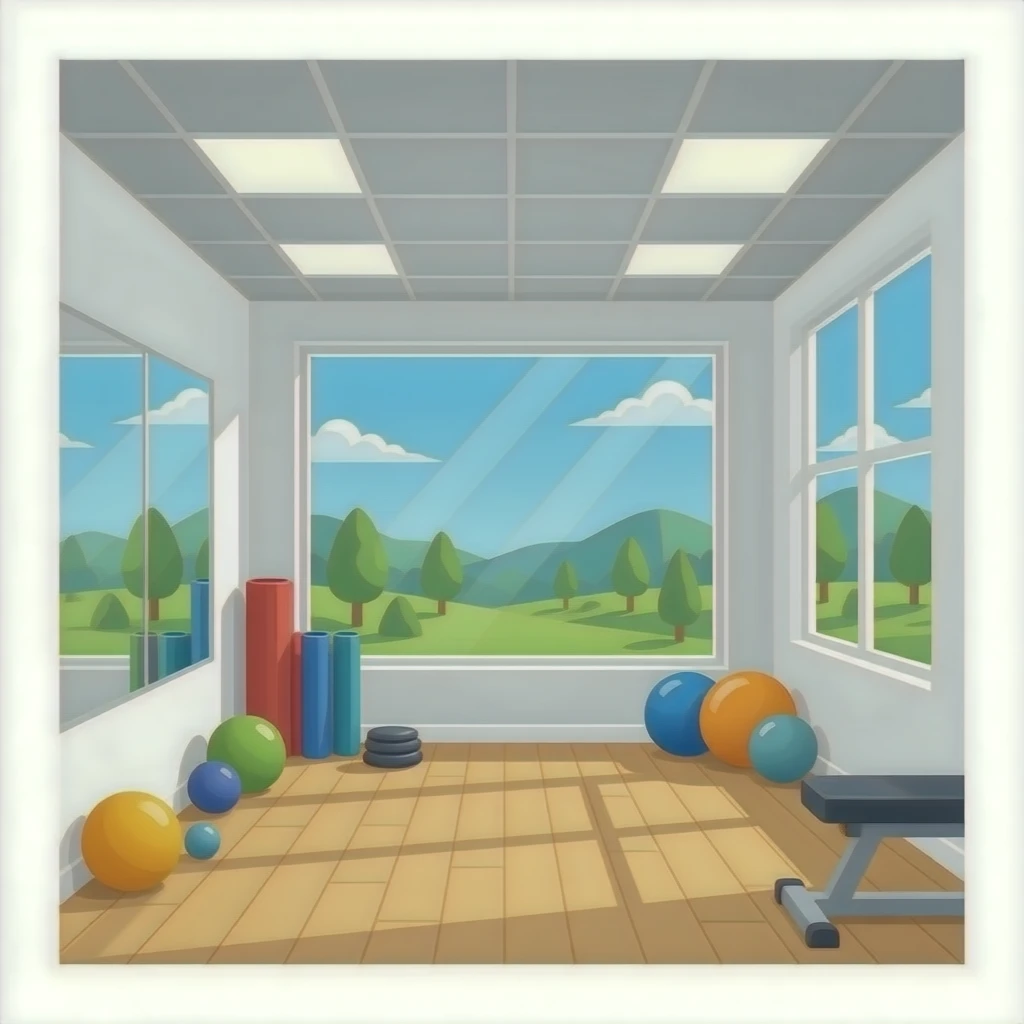indoor workout studio emoji