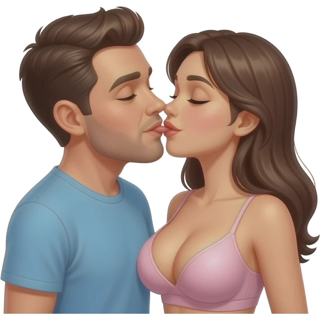 Man Sucking on big boobs emoji