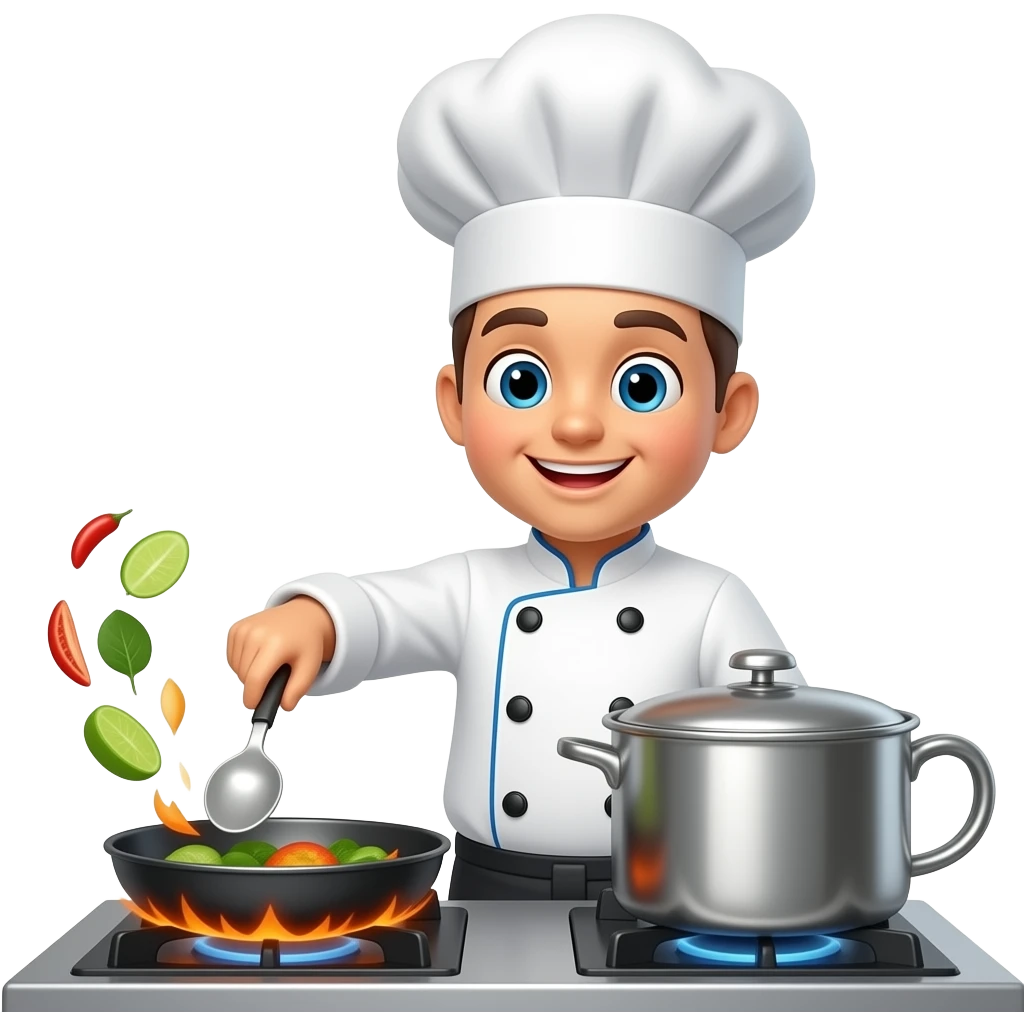 chef rapidez e facilidade emoji