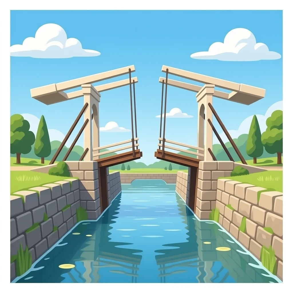 Drawbridge emoji