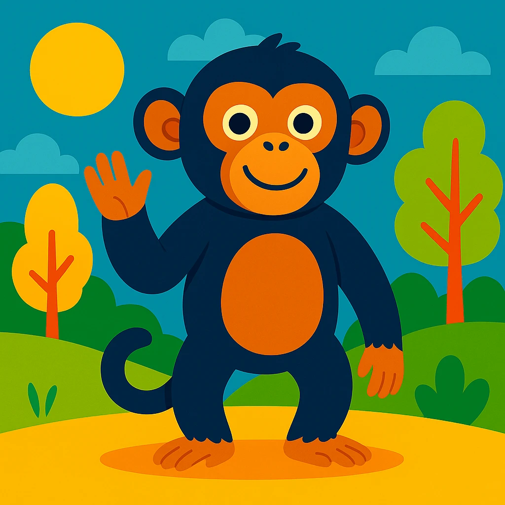 Chimpanzee emoji