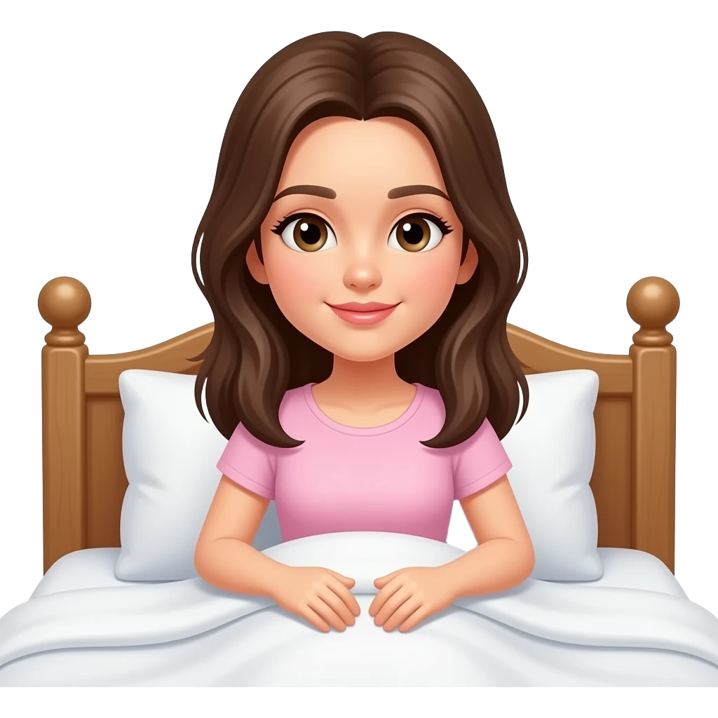 Girl bed emoji