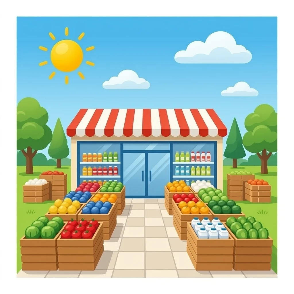 grocery store emoji