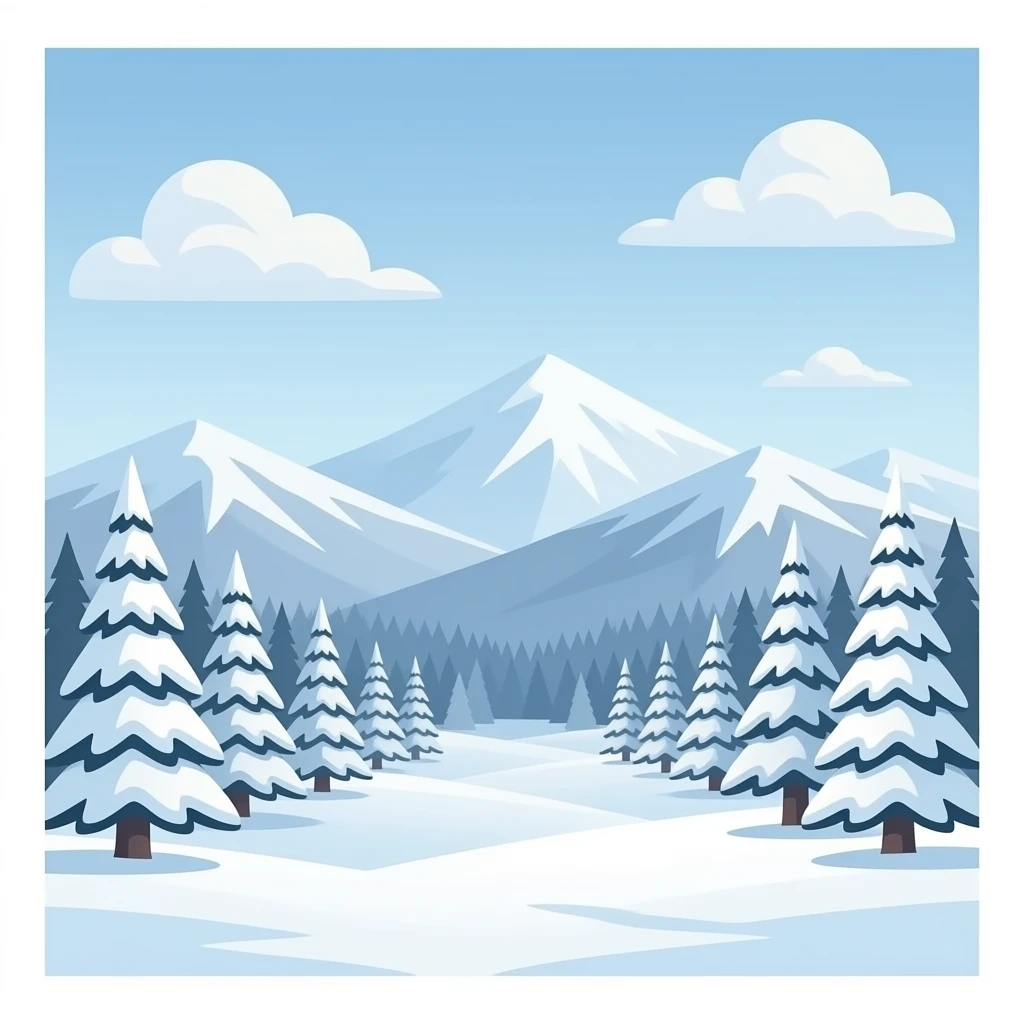 Snow emoji