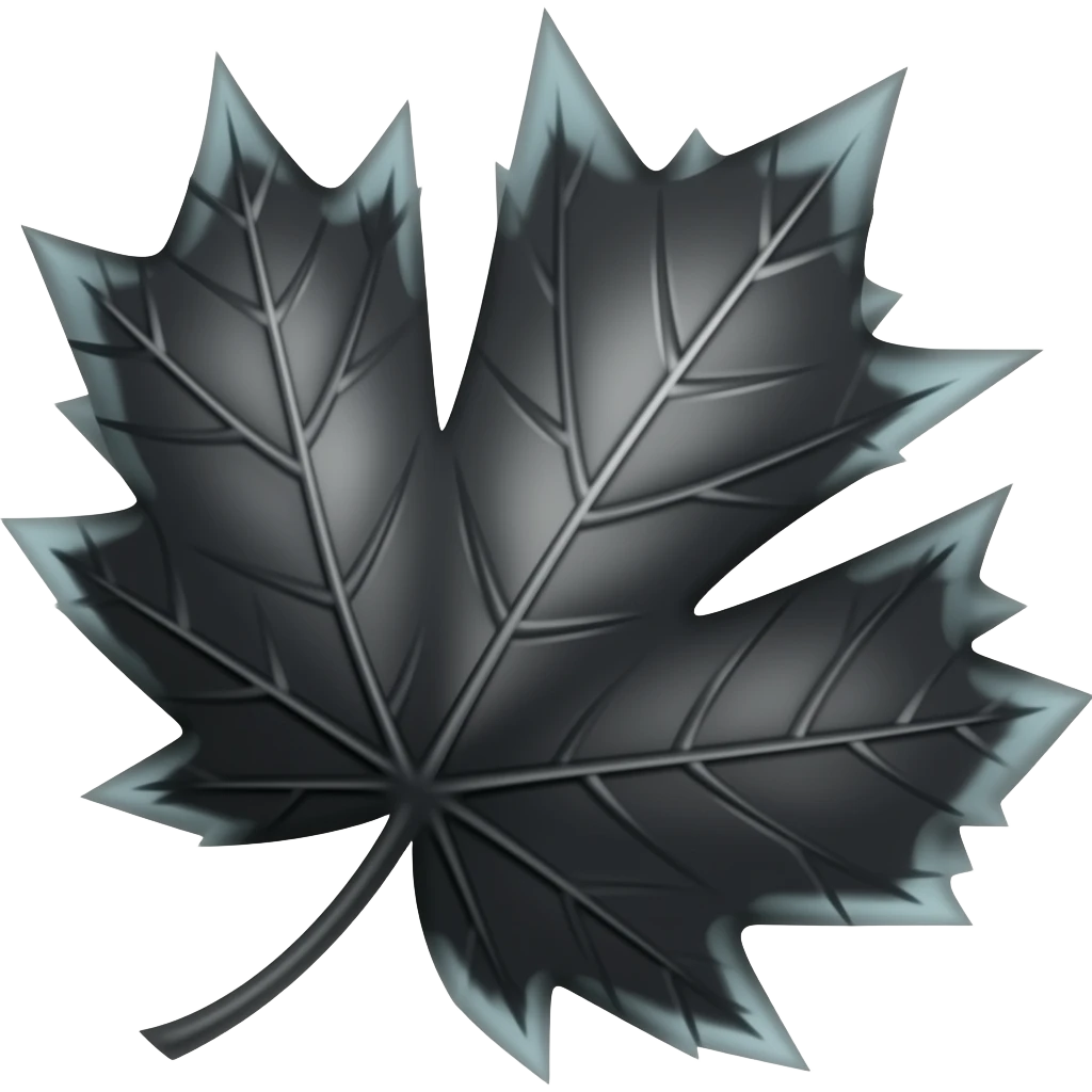 black maple leaves emoji