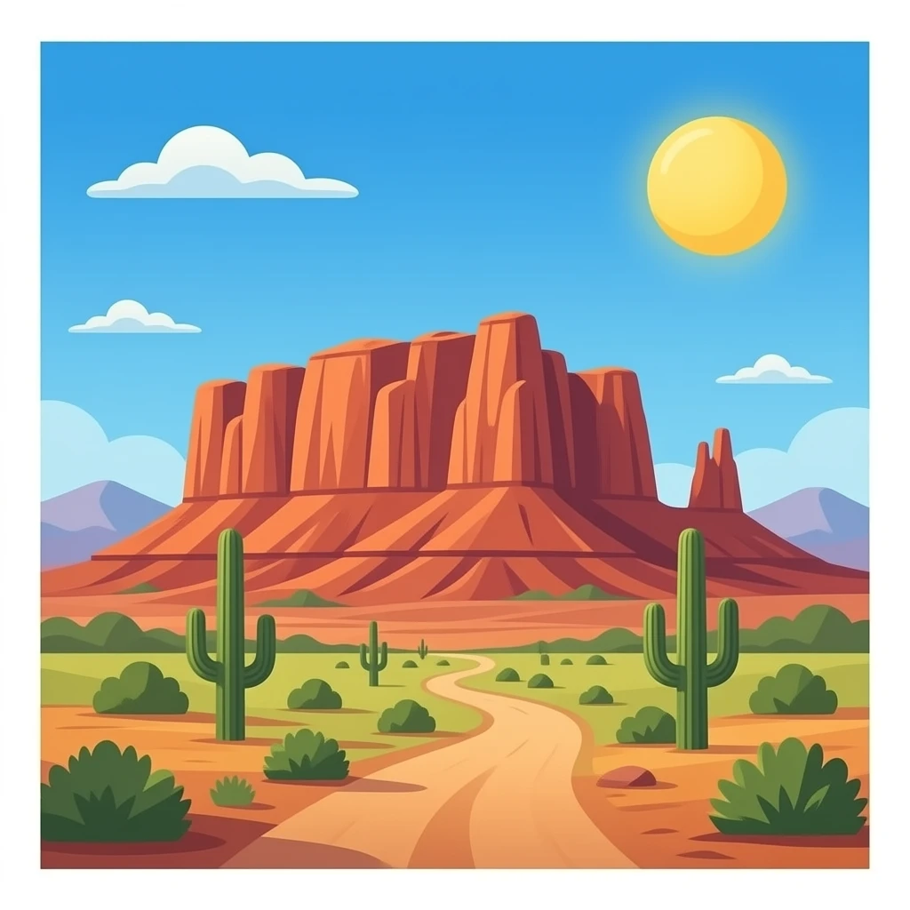 Red rock las vegas emoji