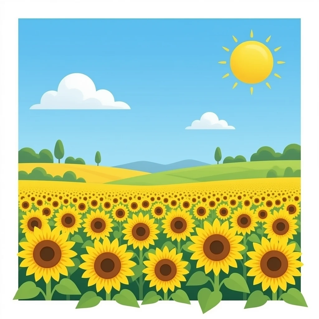 Campo dos girassóis emoji
