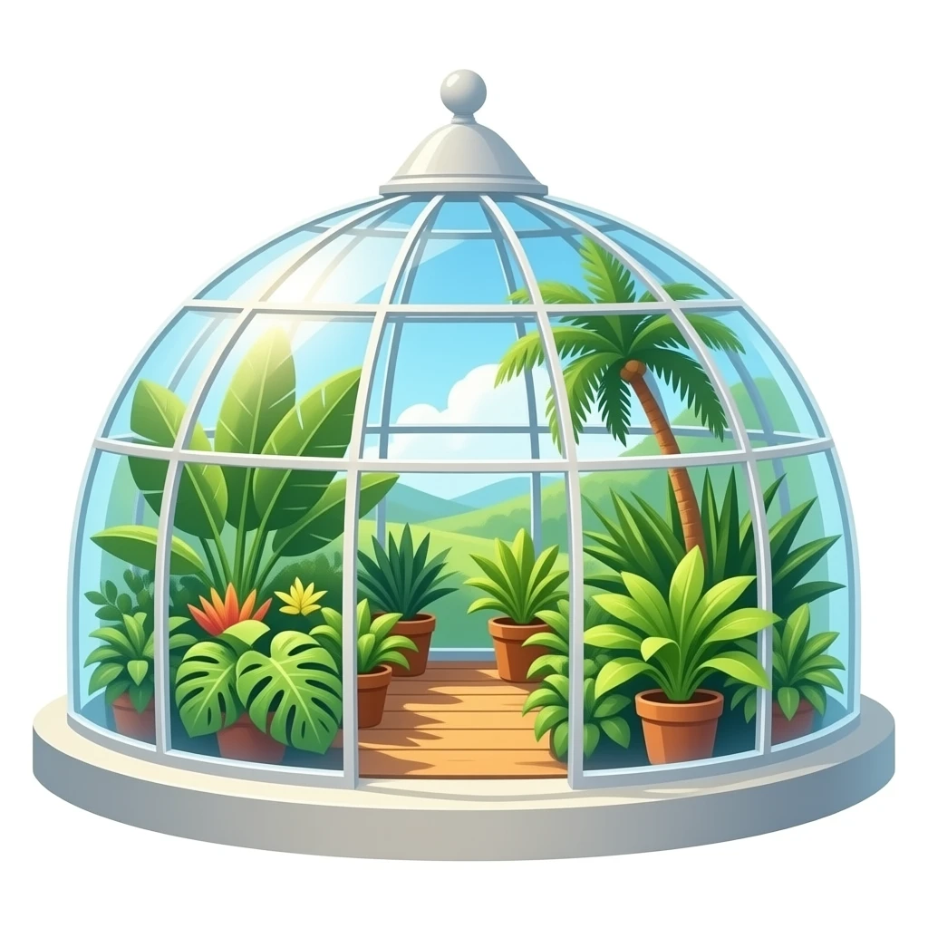 dome greenhouse emoji
