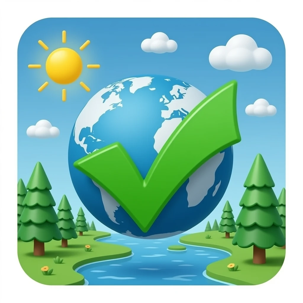 🌍✅ emoji