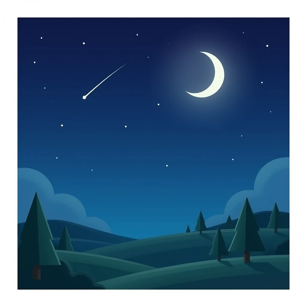cielo nocturno emoji