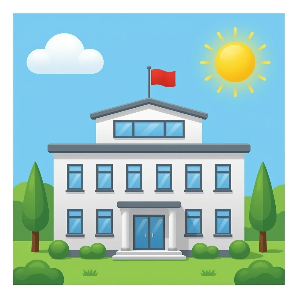 Laboratory building  3d emoji
