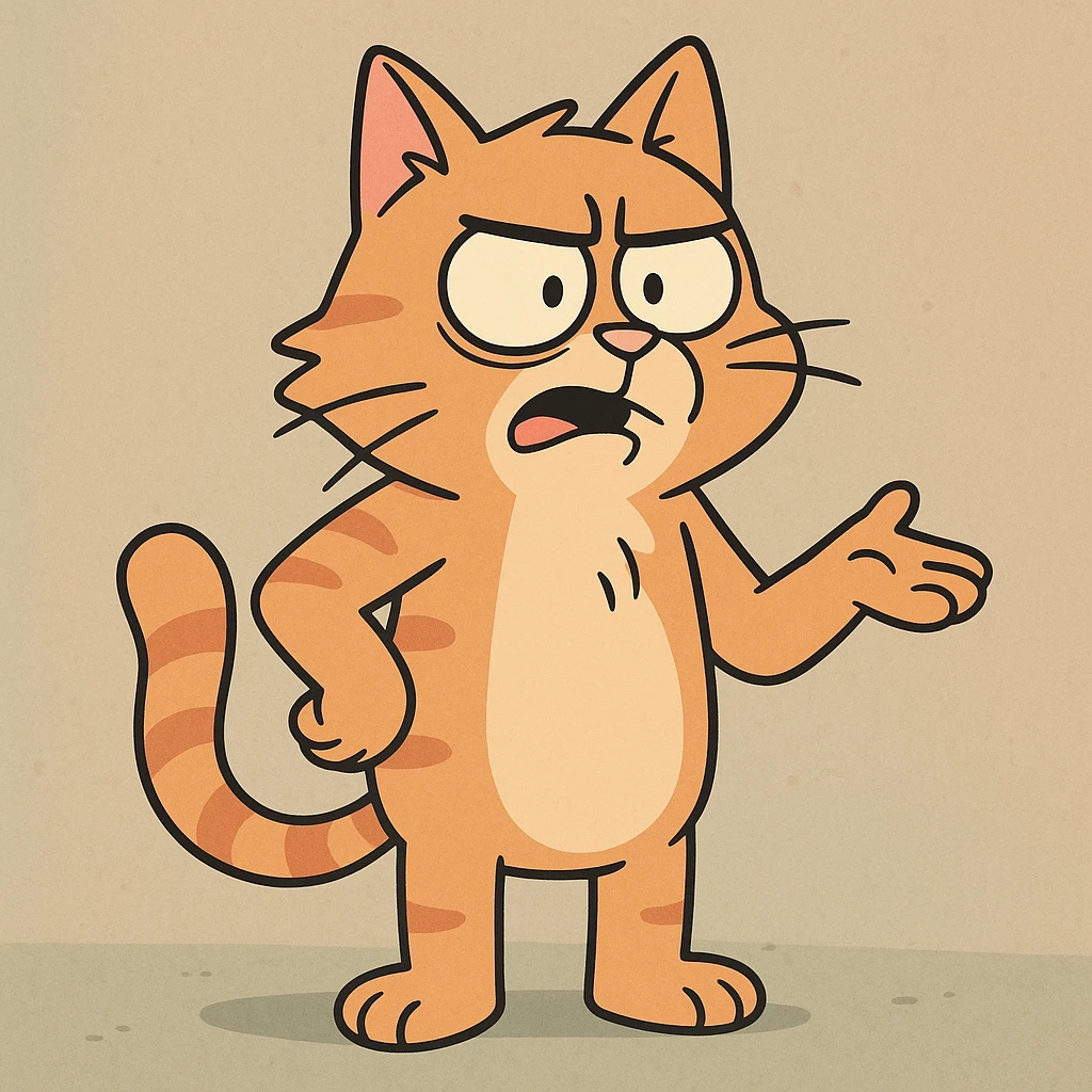 cat no human emoji