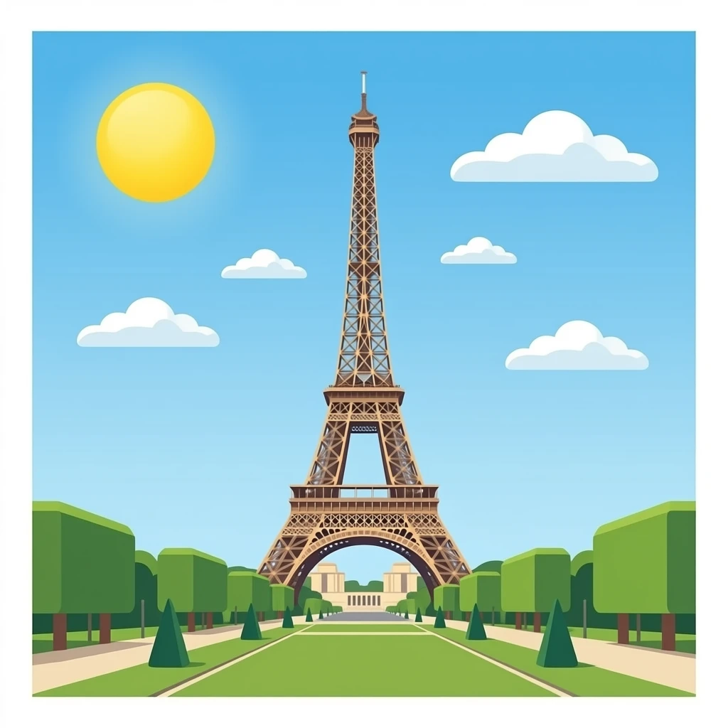 Eiffel tower emoji