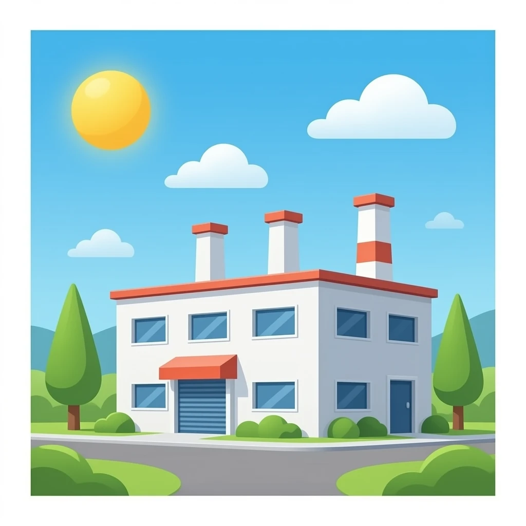 аactory building emoji