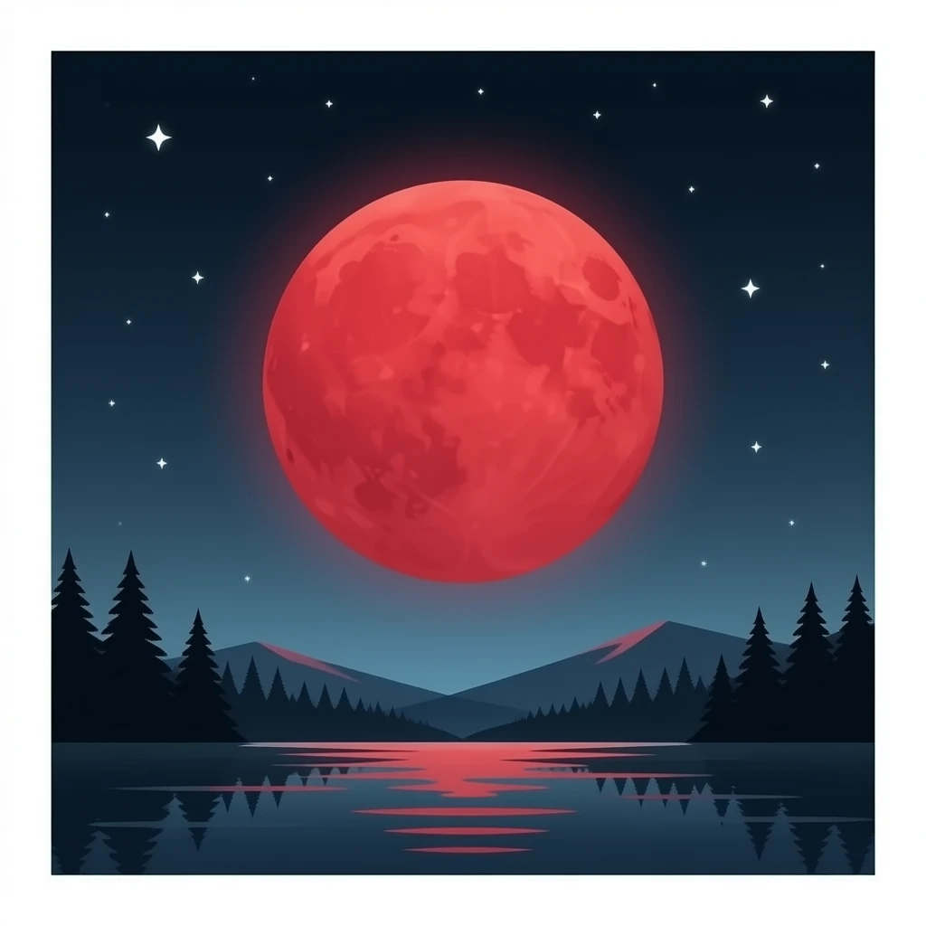 red moon emoji