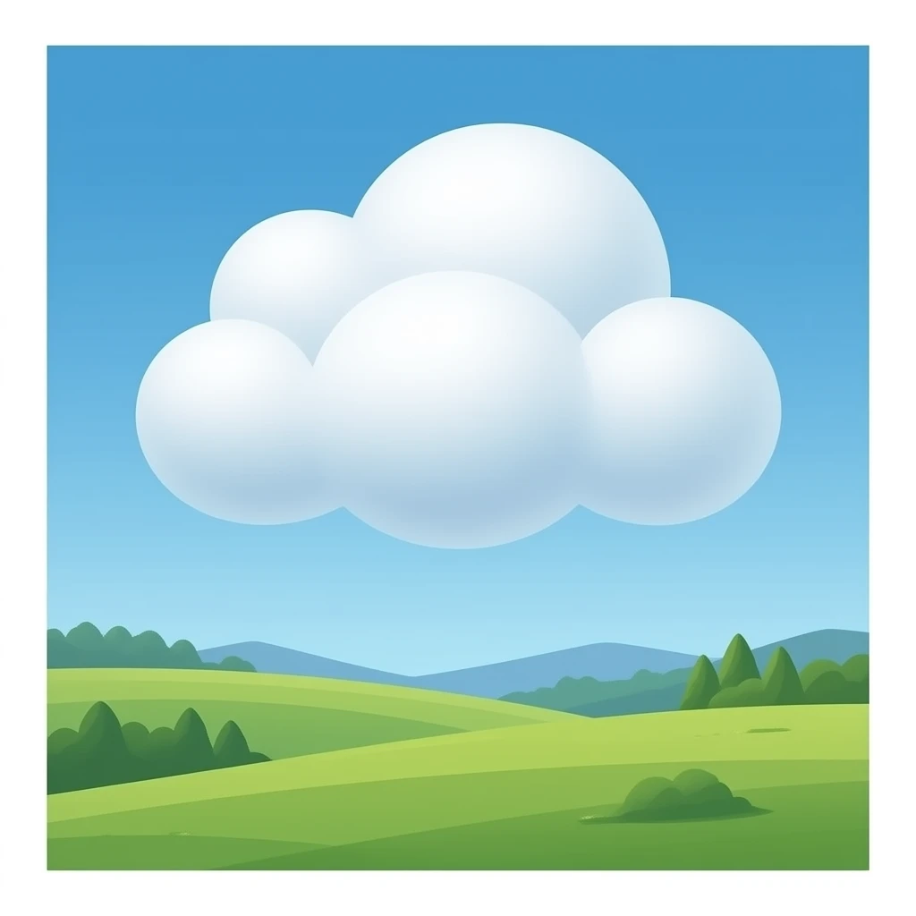 "Cloudy emoji