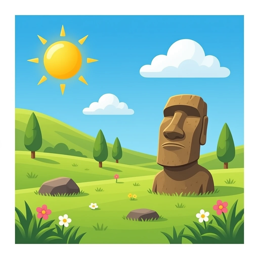 Easter Island emoji
