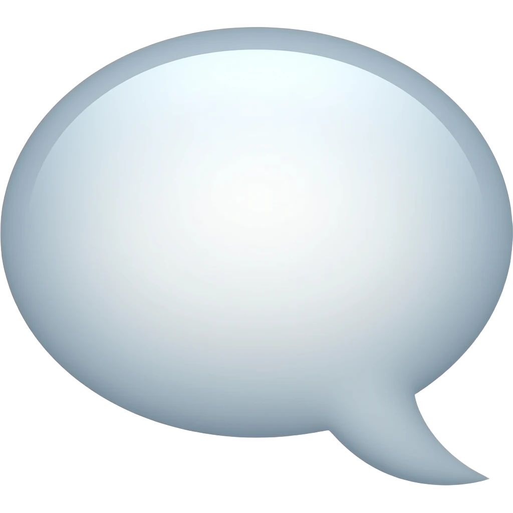 text bubble emoji