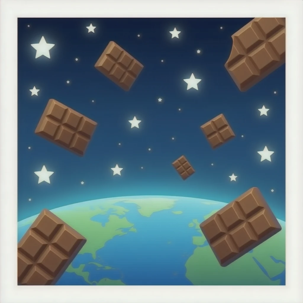 WELTRAUM DER SCHOKORIEGEL emoji