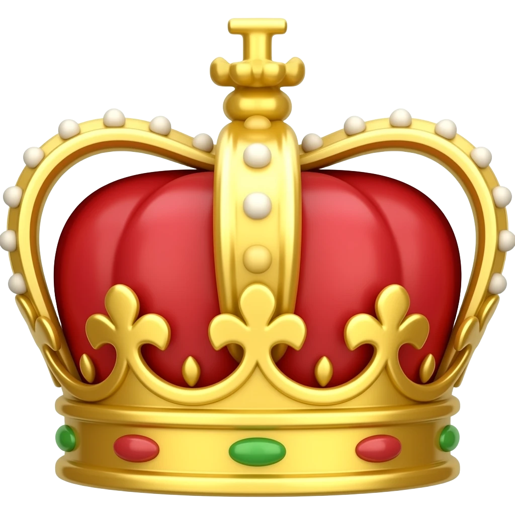 Iniciales con corona emoji