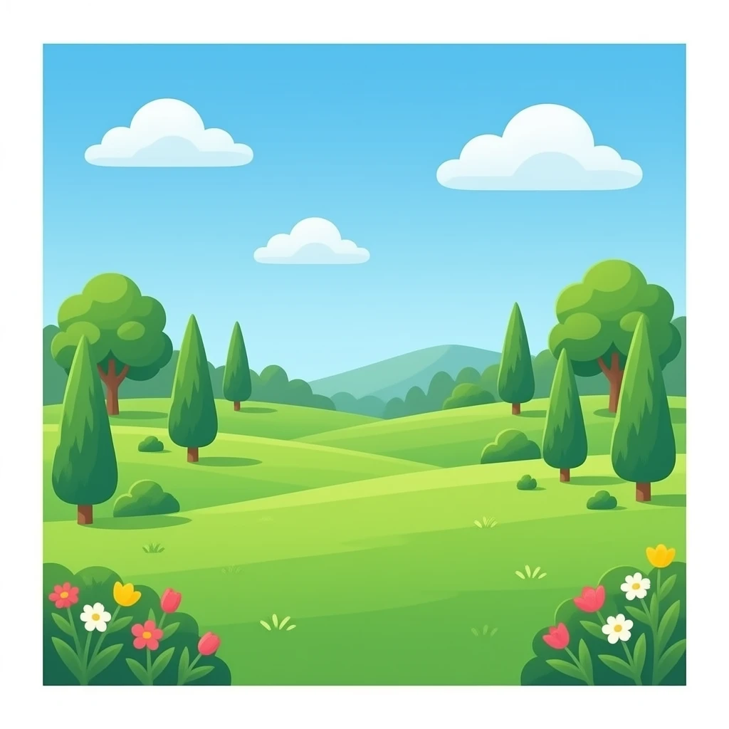 A lawn emoji