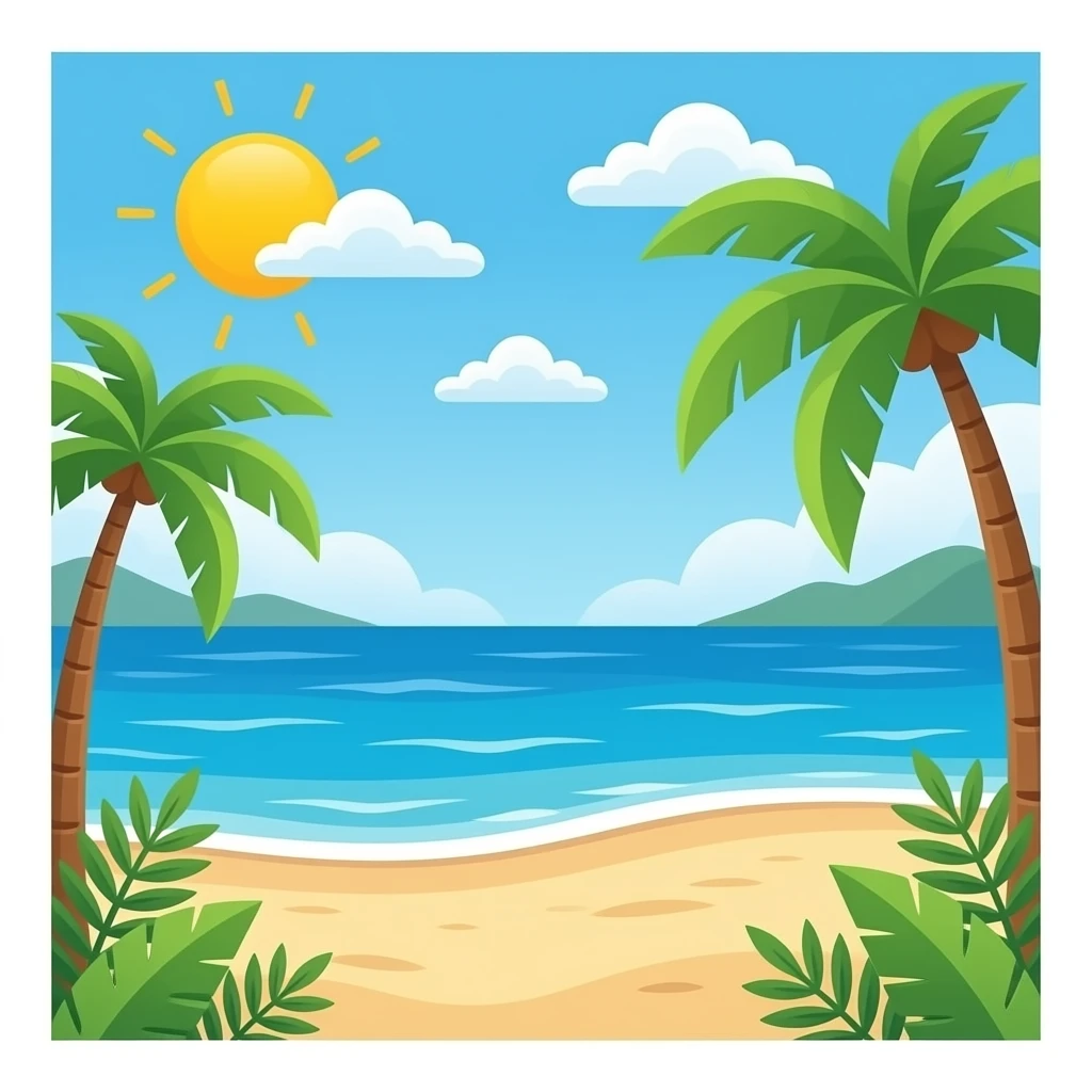 plage emoji