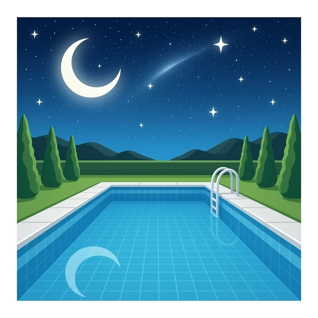 starlit pool emoji