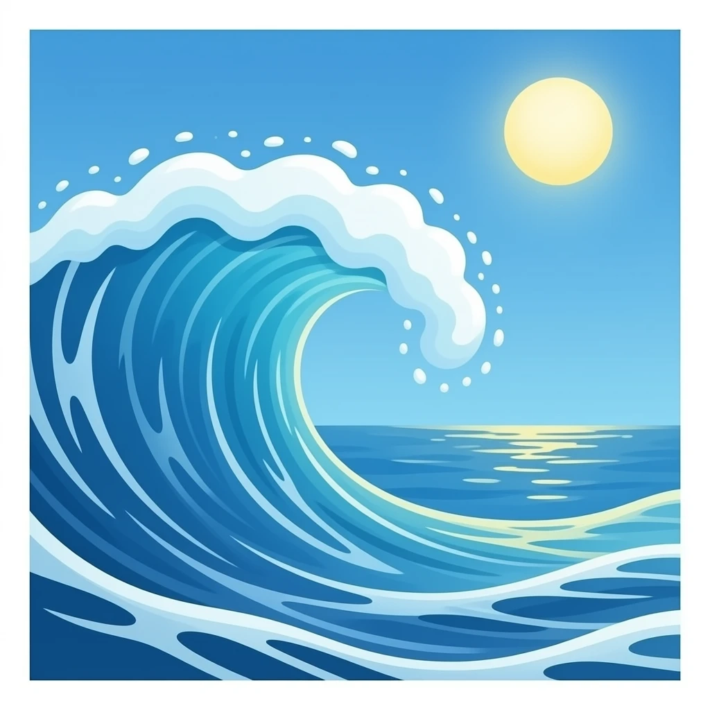 Ocean Wave emoji