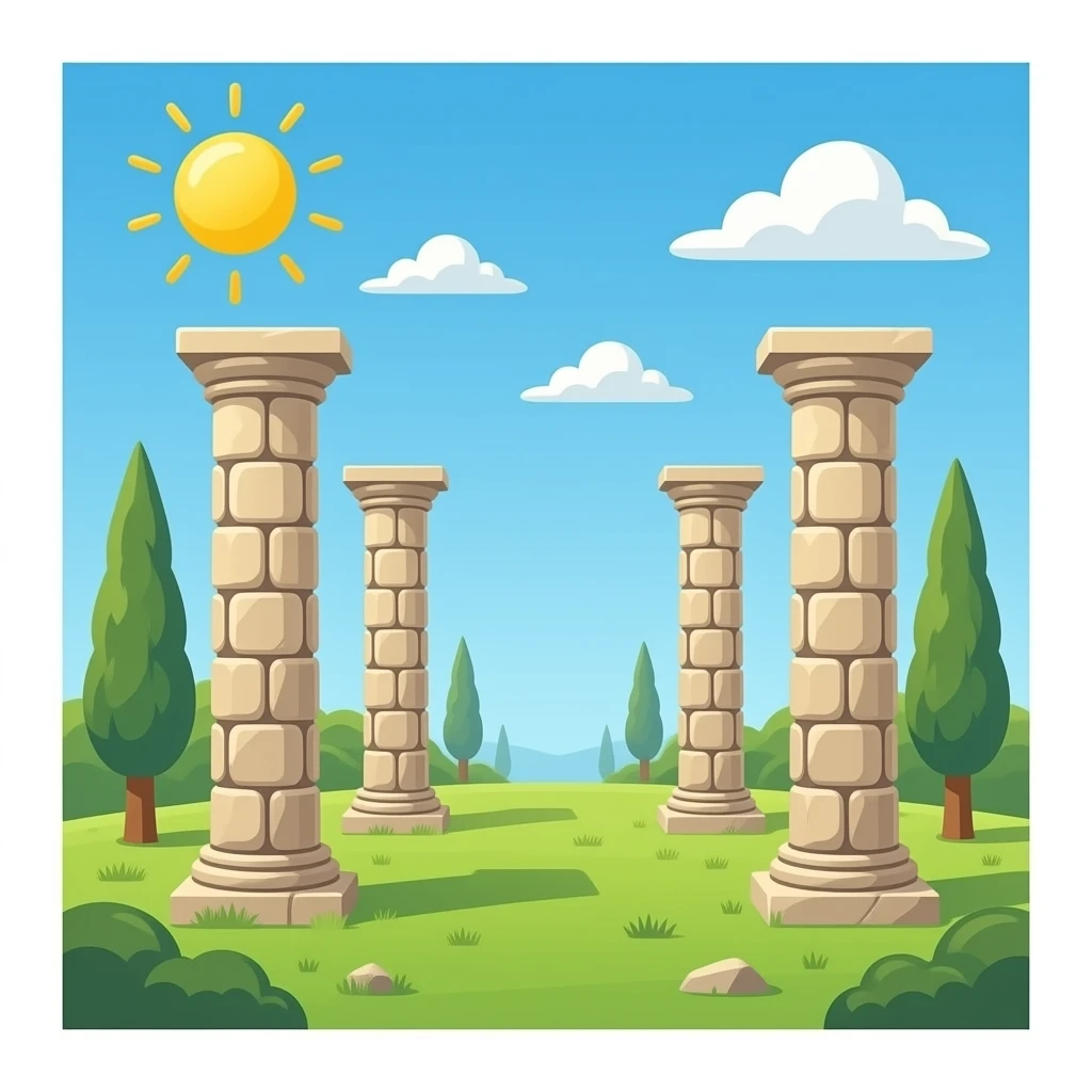 stone pillars emoji