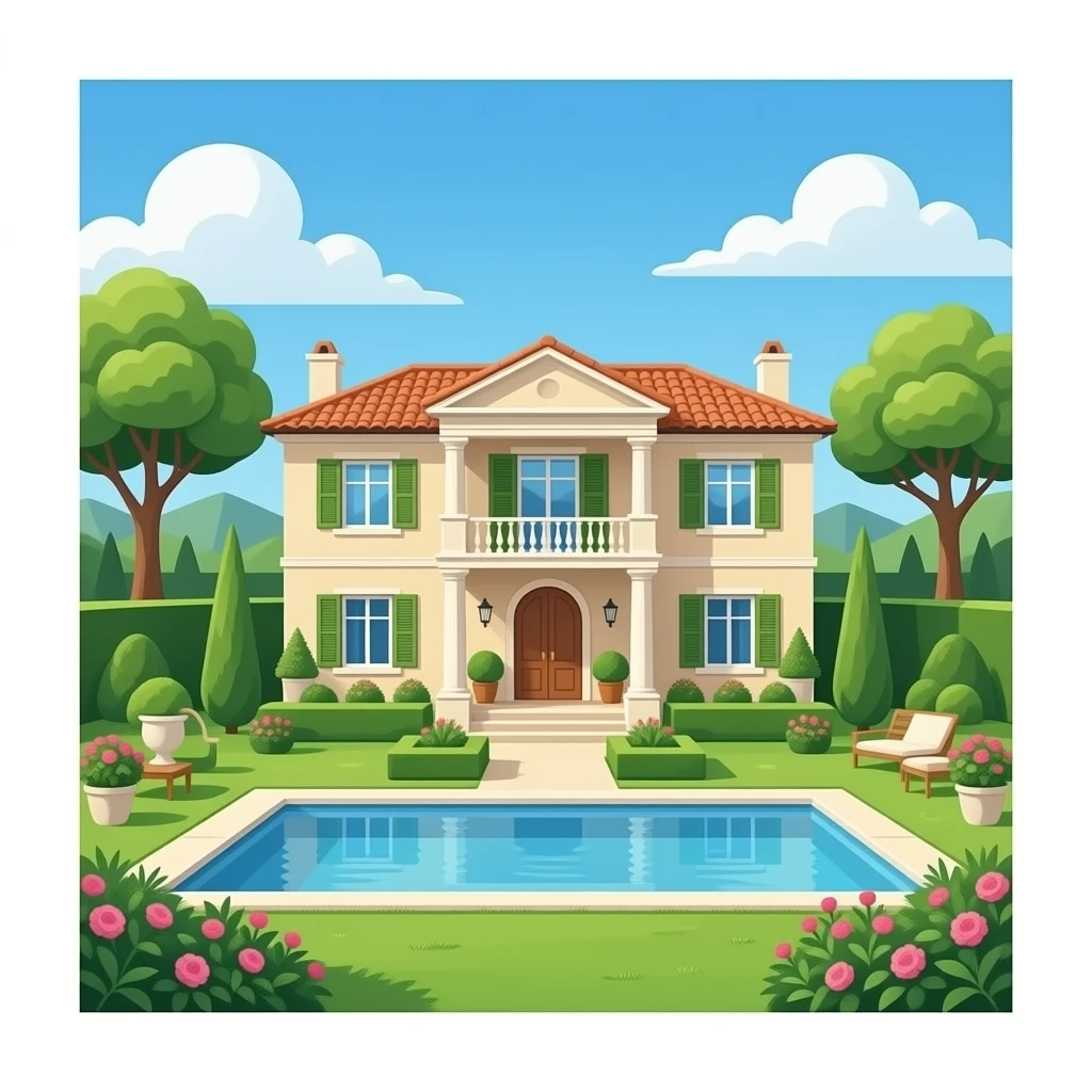Luxury villa emoji