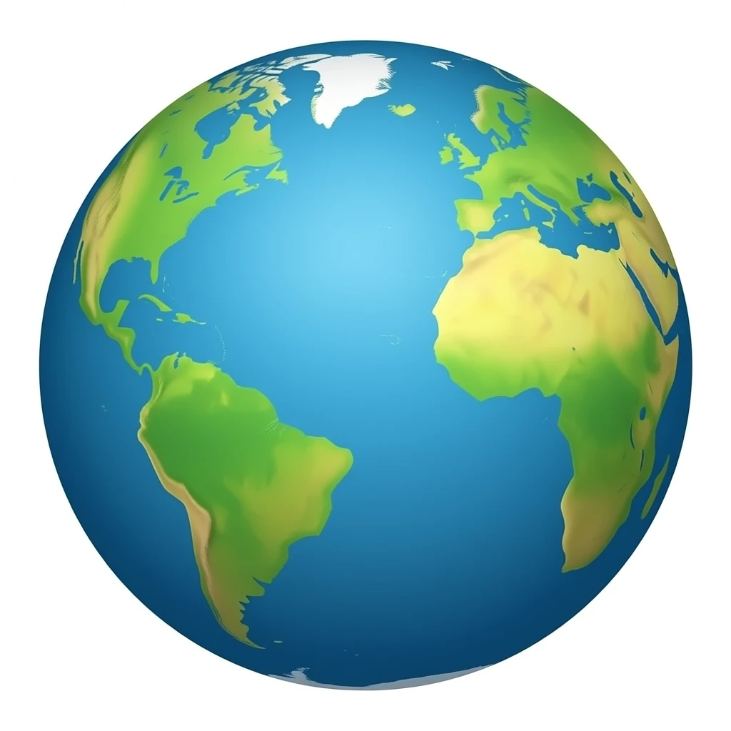 Round Earth emoji